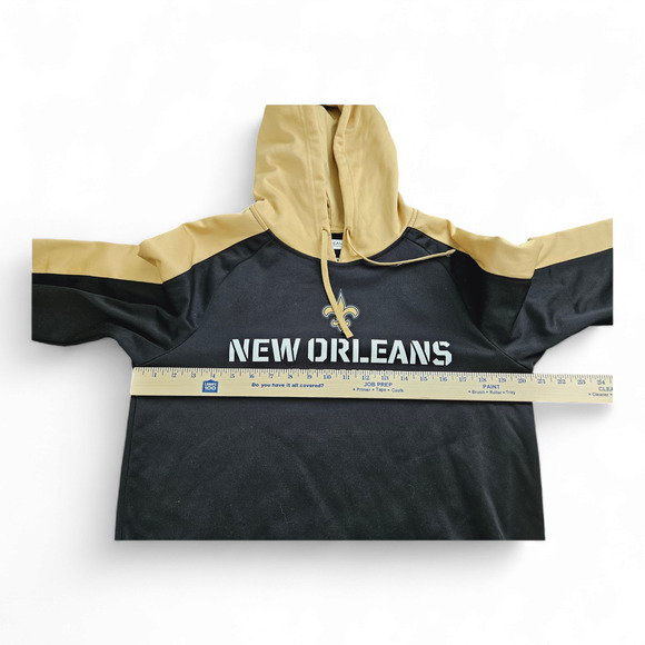 NFL Team Apparel New Orleans Saints Size Medium Men's Hoodie - Picture 3 of 5